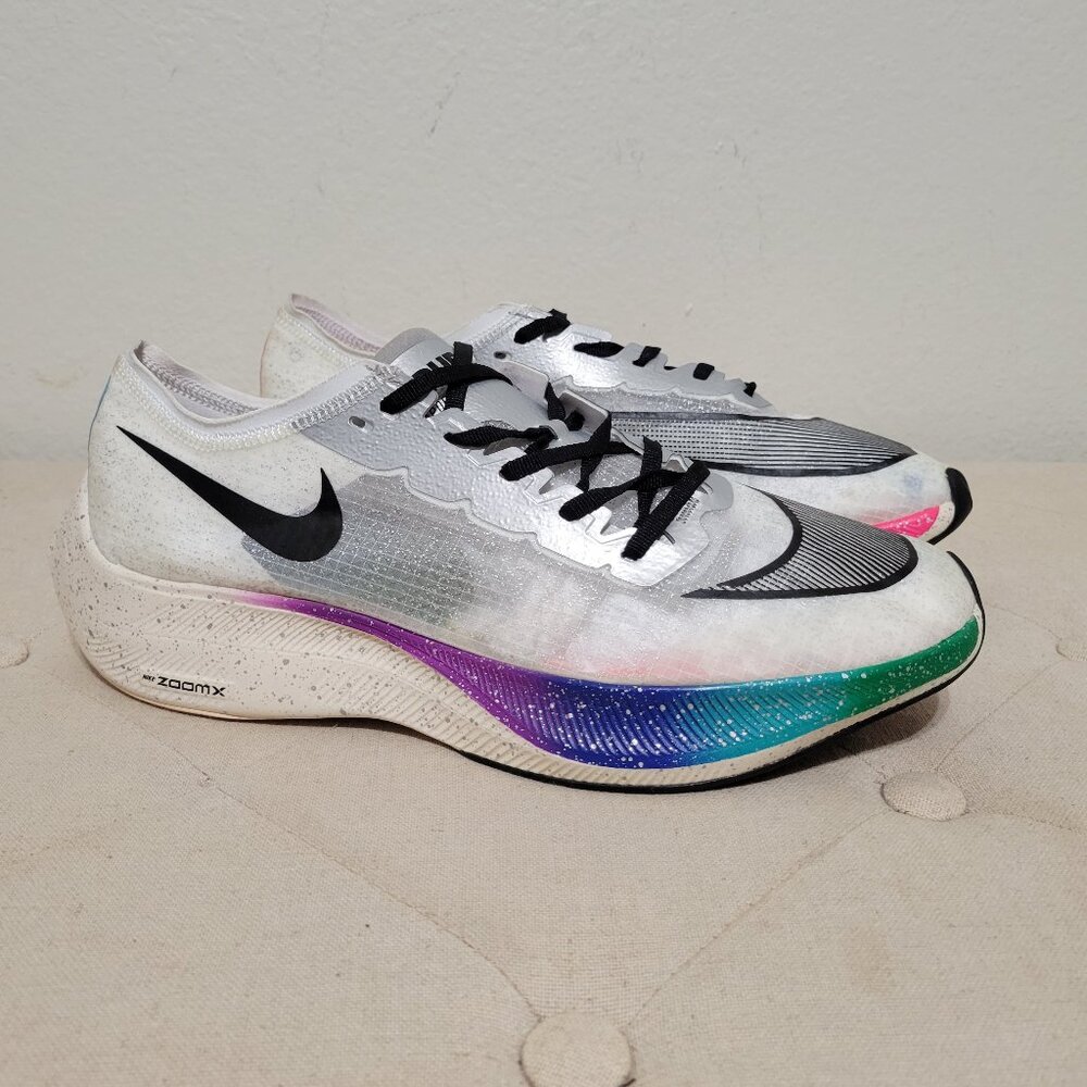 New Nike ZoomX Vaporfly Next% Be True Running Pride Marathon Mens Size 10.5